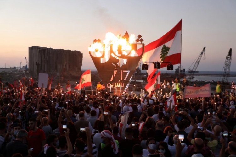 Lebanon’s protesters mark anniversary of ‘revolution’