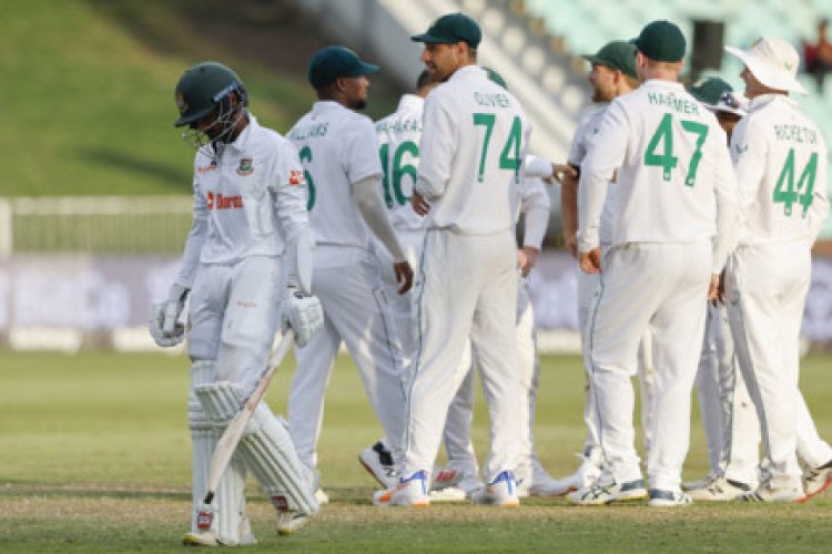 South Africa bowled out by Bangladesh