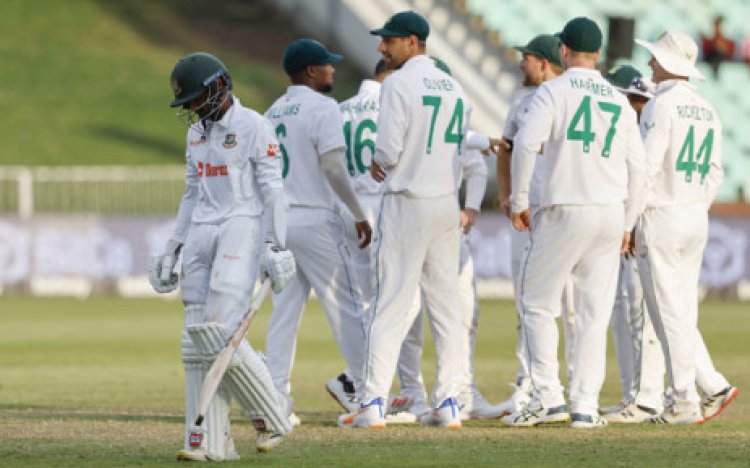 South Africa bowled out by Bangladesh