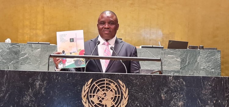 Kampala Lord Mayor Erias Lukwago at the UN General Assembly