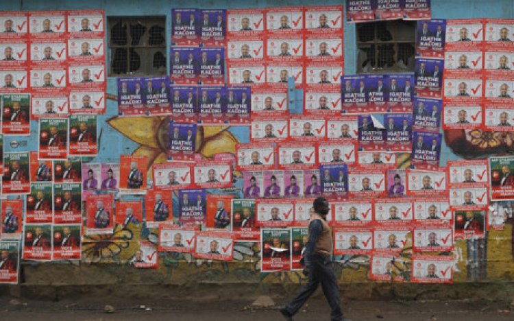 Jittery Kenya votes in close-fought election race