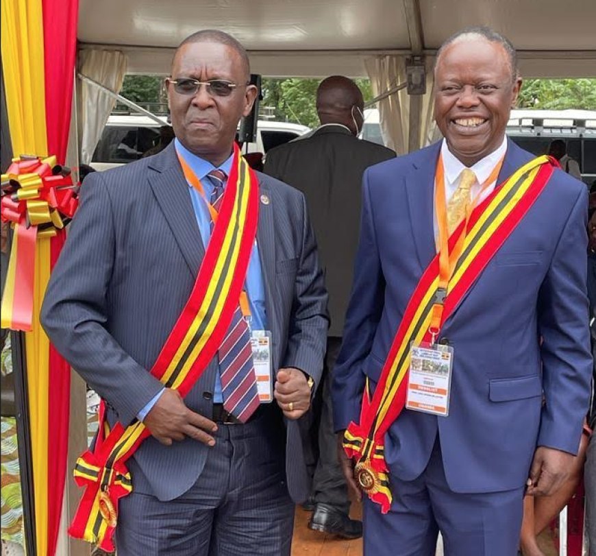 Prof. Balunywa and Mr. Pius Bigirimana awarded Distinguished Order of the Nile - Class One Medal