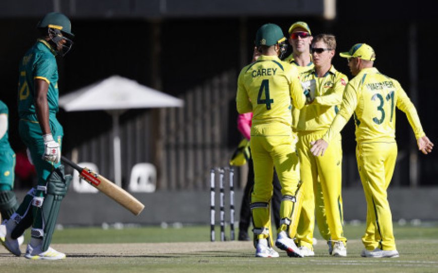 Australia beat South Africa by three wickets in 1st ODI