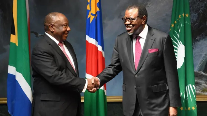 Ramaphosa mourns loss of Namibia's Geingob, 'a friend of South Africa'