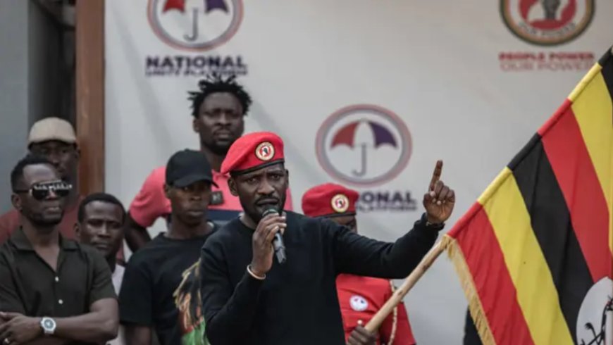 Uganda police surround opposition leader Bobi Wine's party HQ