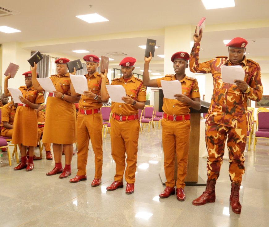 109 Senior Prison Officers Sworn in as Justices of the Peace to Boost Justice Delivery