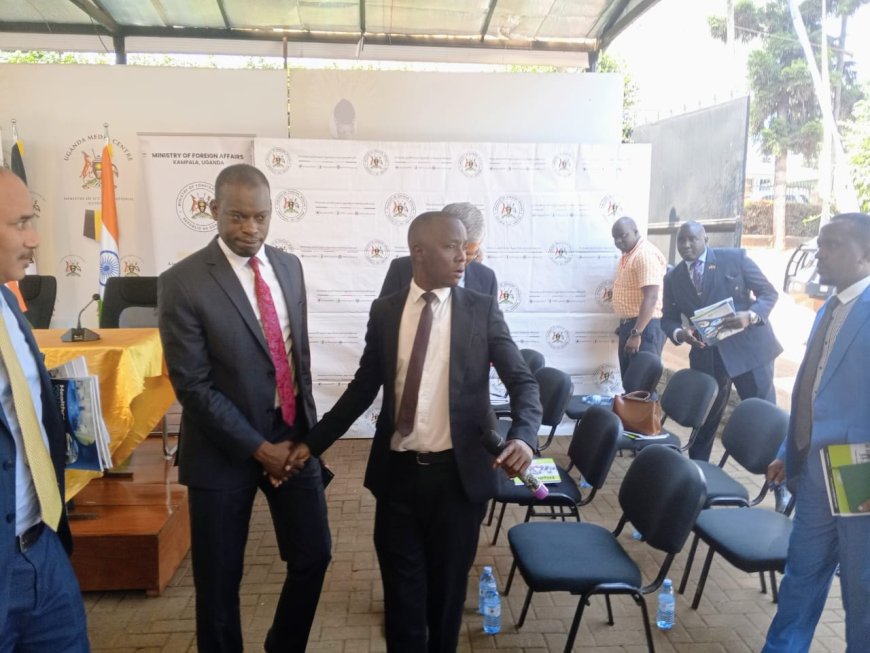 Hon. Martin Mugarra Bahinduka Highlights Uganda’s Participation in the OTM-Bombay Trade Fair 2025