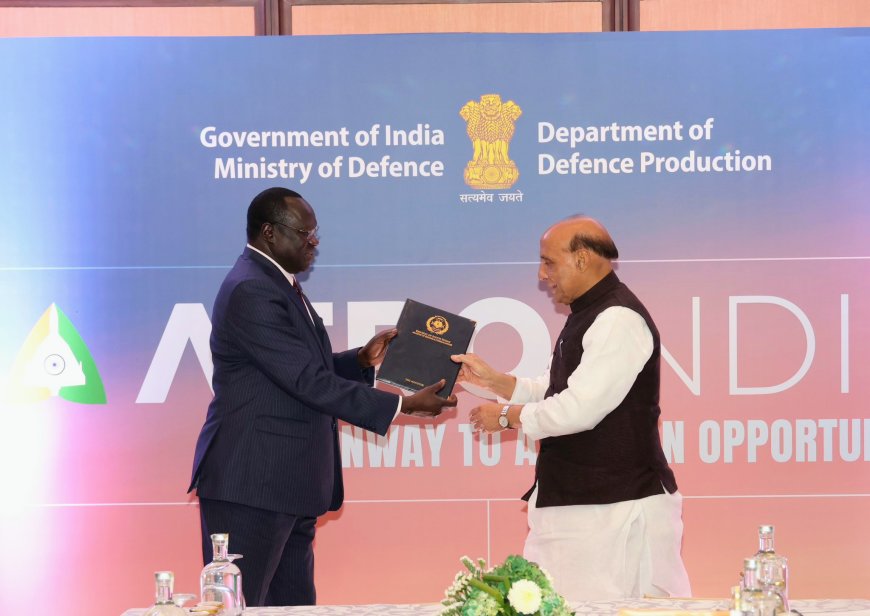 South Sudan’s Defence Minister Attends Aero India 2025, Strengthens Bilateral Ties with India