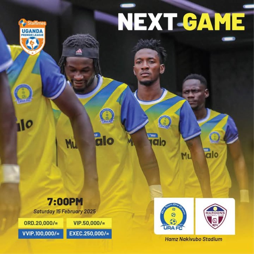 URA FC vs Maroons FC: A Crucial Encounter at Hamz Stadium-Nakivubo