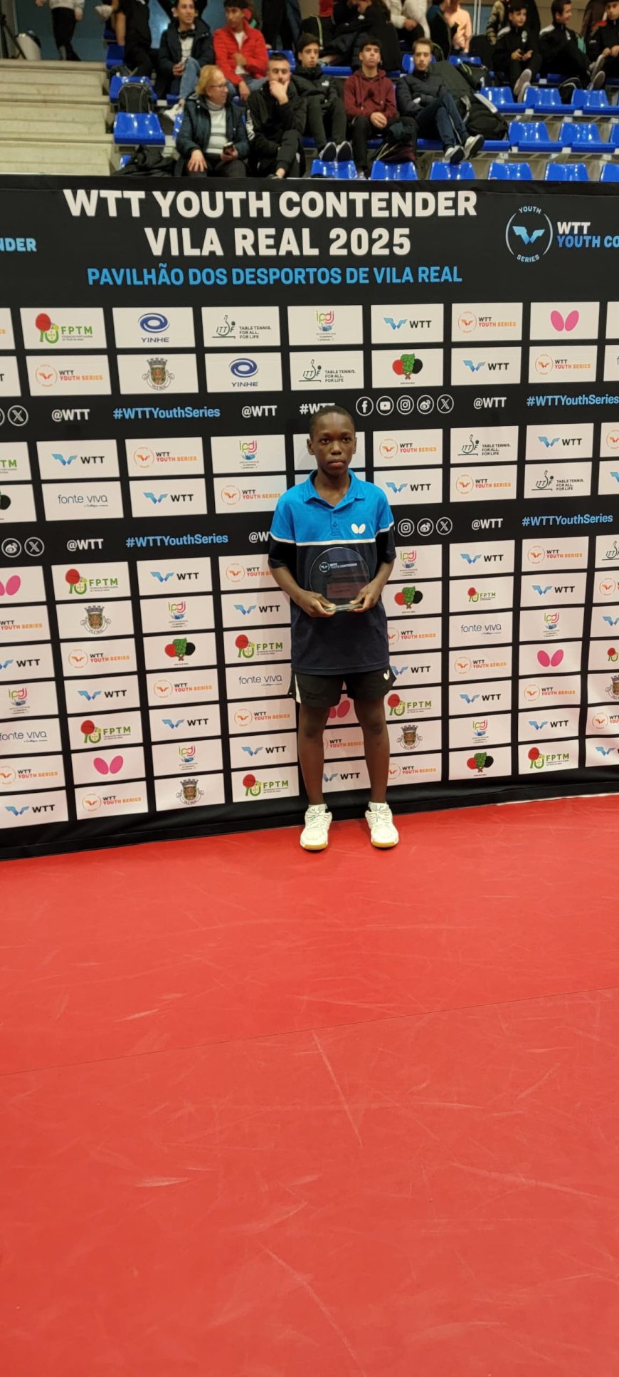 Joseph Sebatindira Shines in Portugal, Clinches U13 and U11 World Table Tennis Titles
