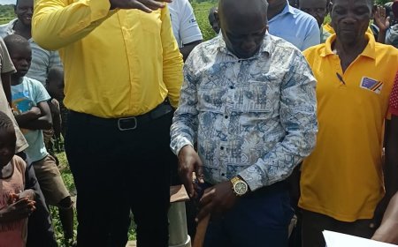 Hon Orone Derrick Launches Solar-Powered Water Supply and Irrigation Systems in Gogonyo