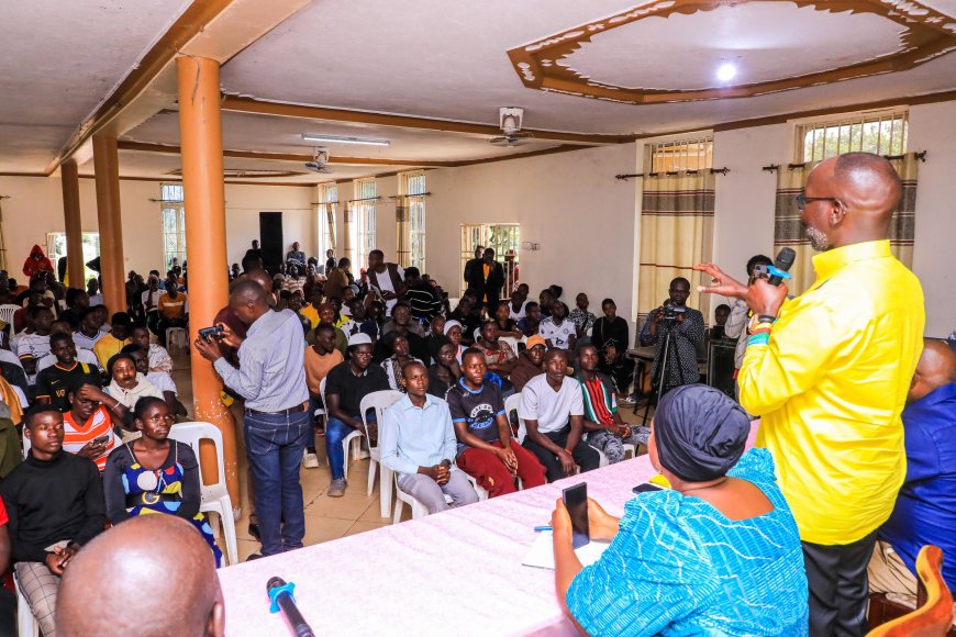Obua Urges Iganga NRM Youths to Spearhead Wealth Creation Projects