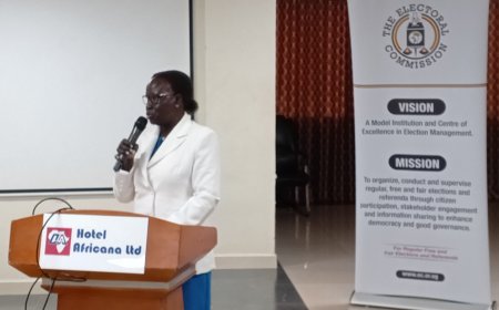 Electoral Commission Media Training on Special Interest Groups (SIGs) Elections live at Hotel Africana, Kampala(U)