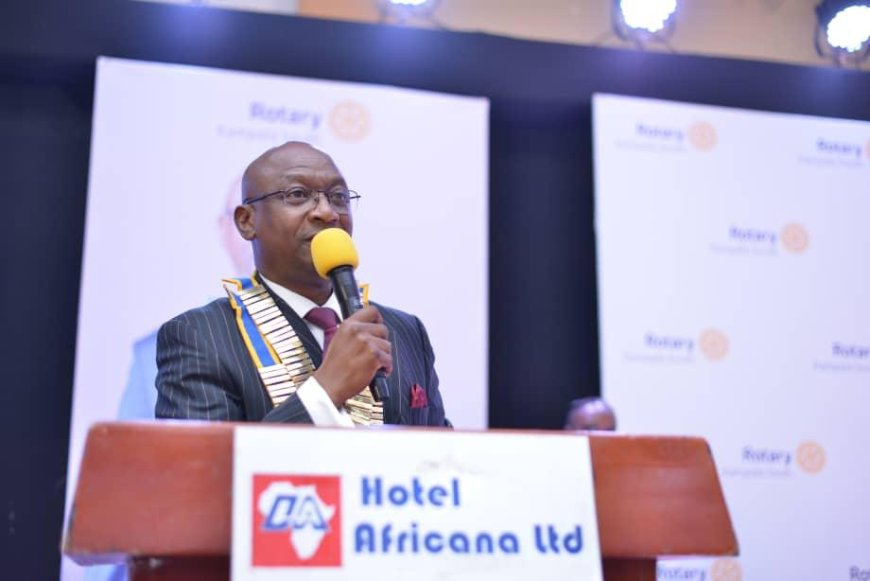 Rotary District Governor Geoffrey Martin Kitakule Commends Kampala South and Sonde Rotary Clubs for Exemplary Service