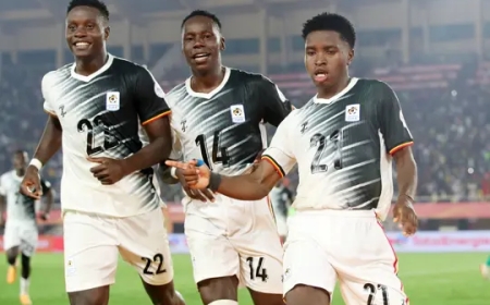 Uganda Revive CHAN 2024 Hopes with Commanding 3-0 Win Over Guinea in Kampala