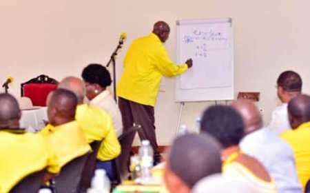 Enoch Barigye Wins Museveni’s Praise at Entebbe State House as Anita Among, Others Advance in NRM CEC Vetting