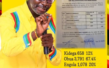NRM Declares Winners of Central Executive Committee Vice Chairperson Seats Across All Sub-Regions