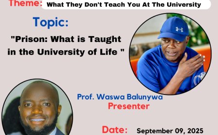 Prof. Waswa Balunywa Shares Lessons from the "University of Life: Prison"