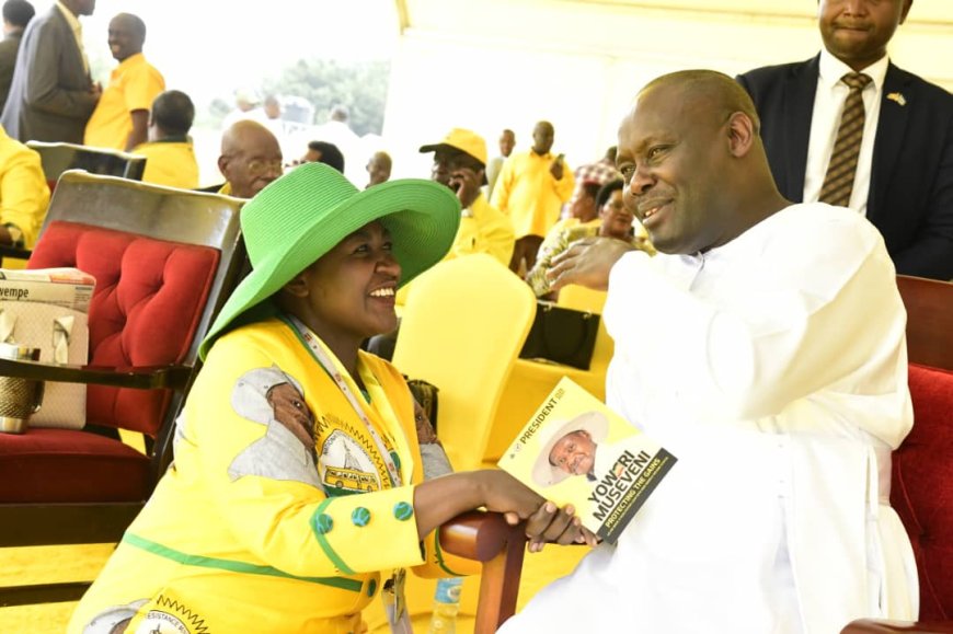 Owobusobozi Bisaka, ONC Boss Hajjat Namyalo Join Thousands at Museveni Nomination Rally