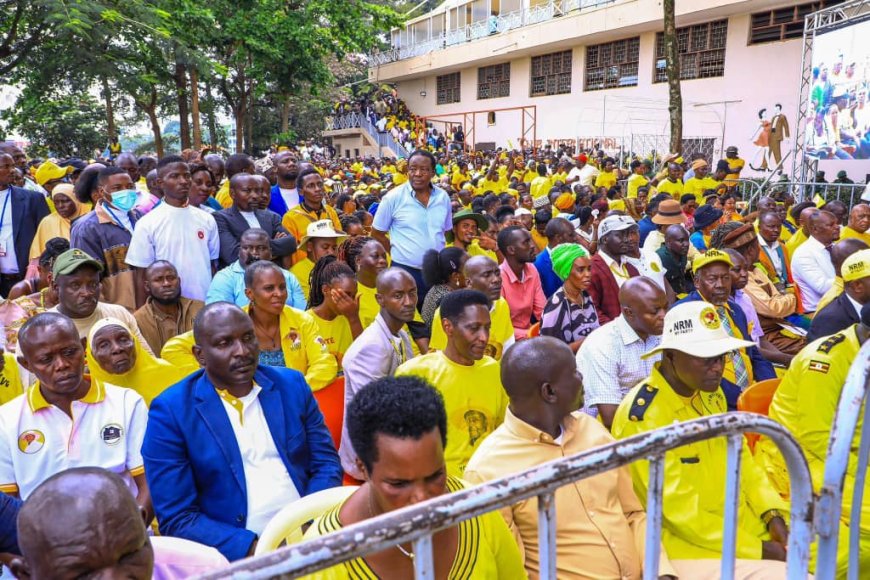 President museven met with youthful patriots in Muyenga. Organized by Commissioner Hellen Seku.