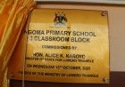 Hon. Alice Kaboyo Applauds NEC for Constructing Modern Classroom Block in Nakaseke