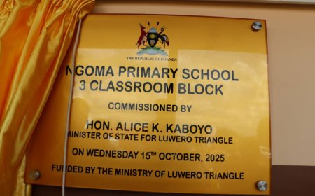 Hon. Alice Kaboyo Applauds NEC for Constructing Modern Classroom Block in Nakaseke