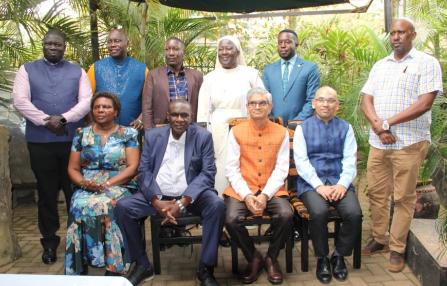 INDIAN HIGH COMMISSIONER, HAJJI KAKANDE HOST RDCs TO A LUNCHEON AFTER TRAINING IN INDIA