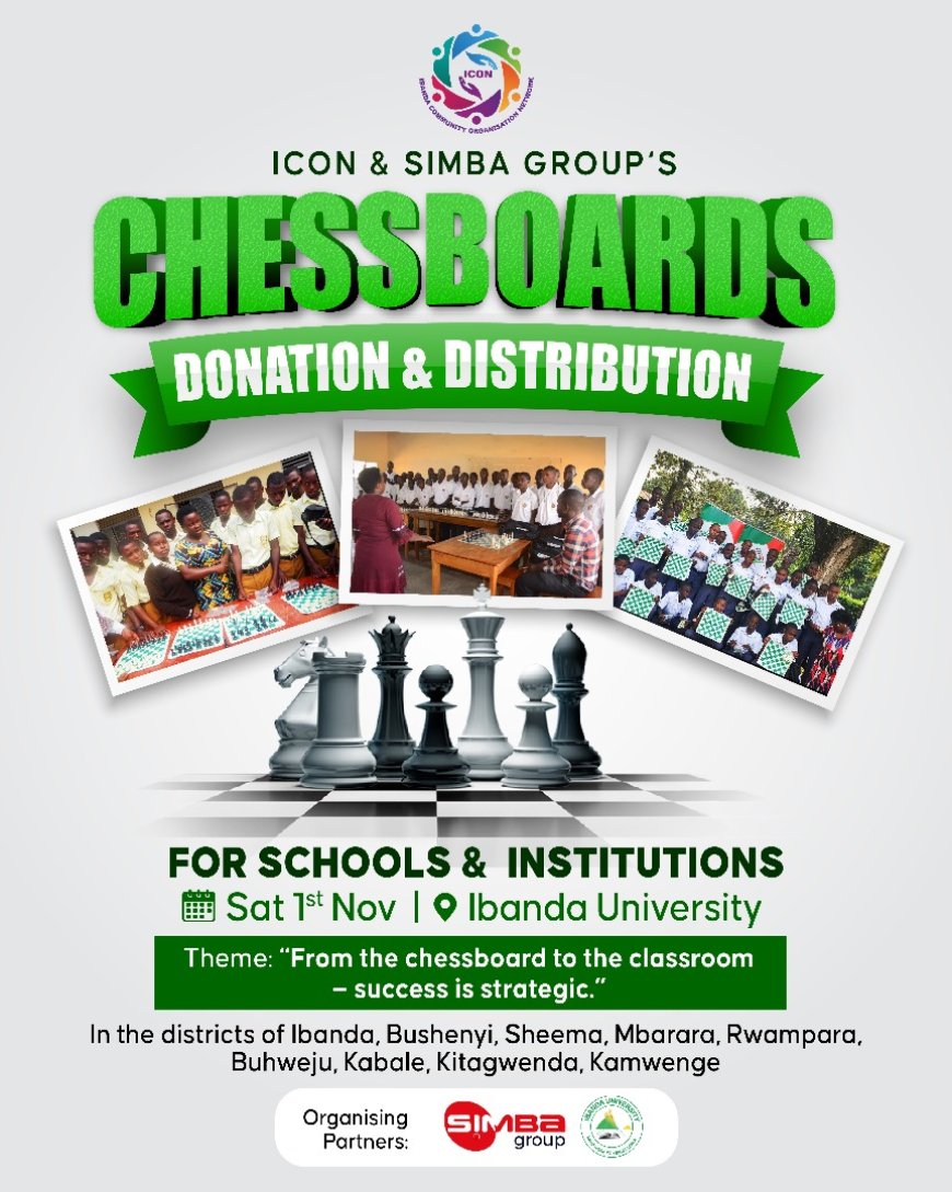 Checkmate for Education! Simba Group and ICON Empower Young Minds through Chess at Ibanda University