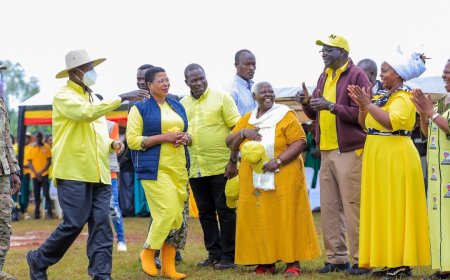 Museveni Champions Peace and Resettlement Agenda as He Campaigns in Bulambuli District