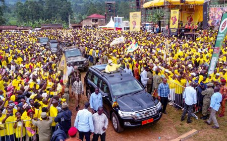 President Museveni Campaigns in Bududa, Promises to Tarmac Bubulo–Namisindwa–Bududa Circular Road