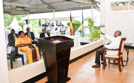 President Museveni Meets Umukuka III Jude Mike Mudoma, Approves Key Development Proposals for Bugisu Region