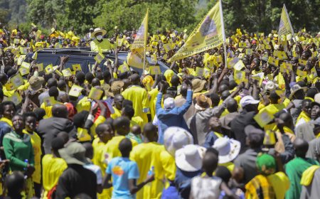 President Museveni Pledges Public University and Industrial Park for Sebei Region During Campaign in Kween District