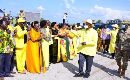 Kaliro Residents Hear Fresh NRM Infrastructure and Education Plans from President Museveni