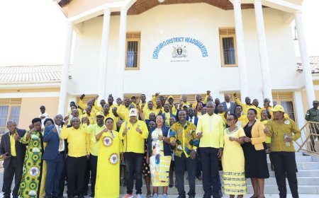 Speaker Anita Among Meets Isingiro District Leaders, Lauds Strong Service Delivery and Supports Staff SACCO