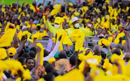 President Museveni Launches Ankole Sub-Region Campaign in Isingiro, Highlights Peace and Infrastructure Commitments