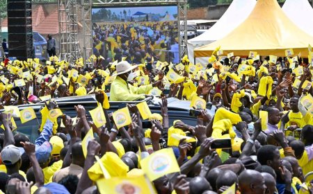 Buhweju Rally: President Museveni Highlights Peace, Promises Swift Start on Bwizibwera–Nyakambu–Nsiika Road