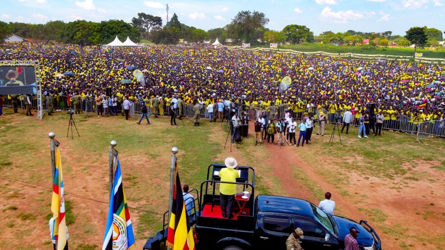 Museveni Continues Campaign Trail in Bukedi Sub-Region, Pledges to Transform Wetland Farmers into Fish Farmers