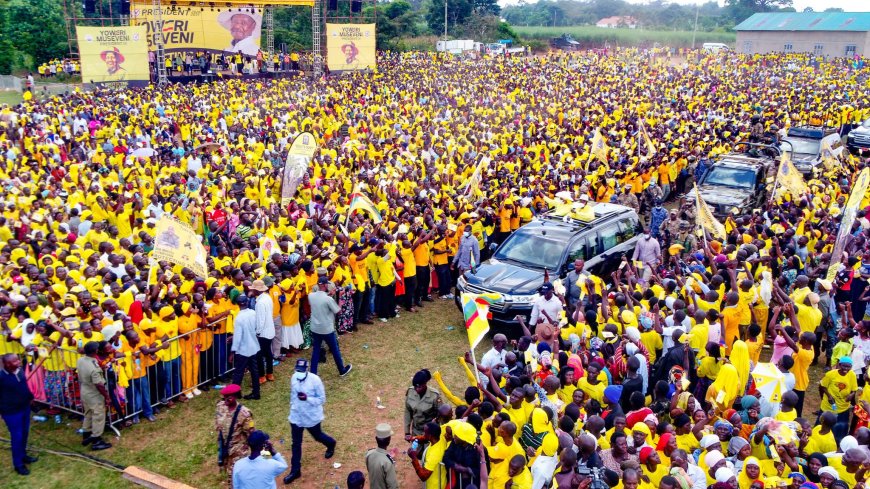 Museveni Launches Week’s Campaigns in Bugweri, Calls for Wealth Creation Through Four-Acre Model