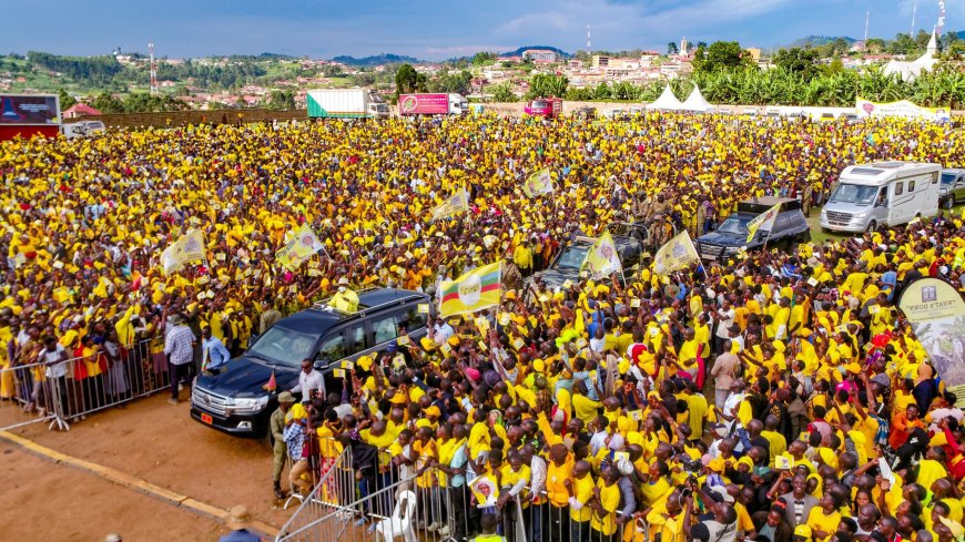 President Museveni Concludes Kigezi Subregion Campaign Trail with a Major Rally in Rukungiri