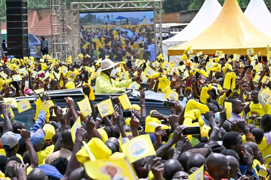Buhweju Rally: President Museveni Highlights Peace, Promises Swift Start on Bwizibwera–Nyakambu–Nsiika Road