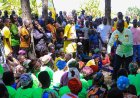 Hon. Denis Hamson Obua Rallies Support in Ajuri County, Urges Communities to “Protect the Gains”