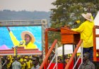 President Museveni Assures Lyantonde of Peaceful Elections, Pledges Roads and Water Improvements