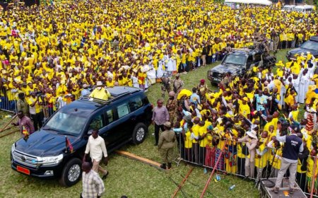 President Museveni Highlights Infrastructure and Primary Healthcare as He Addresses Bundibugyo Rally