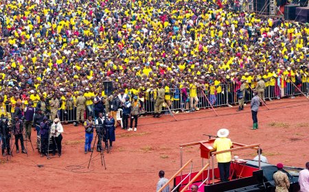 Kyankwanzi Campaign Rally: President Museveni Charts NRM Roadmap on Peace, Roads, Power, and Water