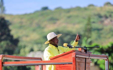 President Museveni Urges Wise Voting, Highlights NRM Achievements at Kiboga Rally