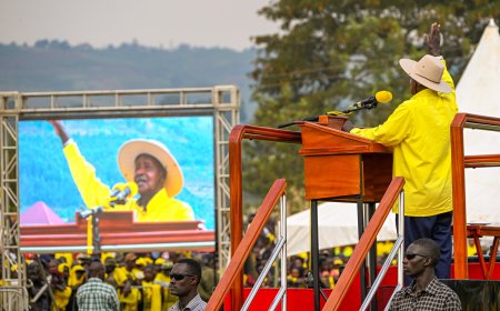 President Museveni Assures Lyantonde of Peaceful Elections, Pledges Roads and Water Improvements