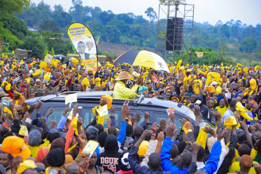 President Museveni rallies Kassanda: “Don’t repeat the last mistake” — NRM pledges schools, health fixes
