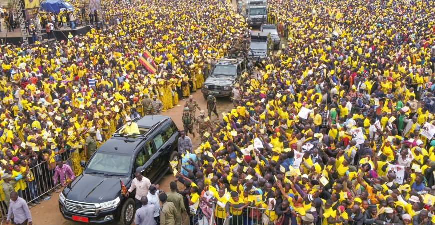 President Museveni in Lwengo: Jobs for Youth, Roads for Growth, Water for Communities