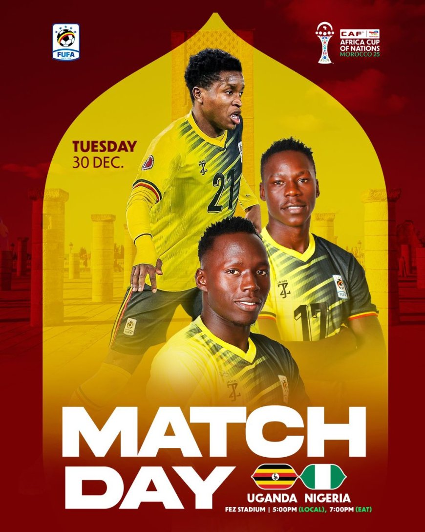 7PM: Uganda Cranes Seek Historic Upset as Head-to-Head Edge Meets Nigerian Firepower in AFCON 2025 Decider (Cranes 4 Wins, Nigeria 2 wins, and 2 Draws)