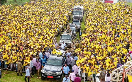President Museveni Urges Economic Transformation at Nansana Rally: Focus on Jobs, Wealth and Commercial Agriculture